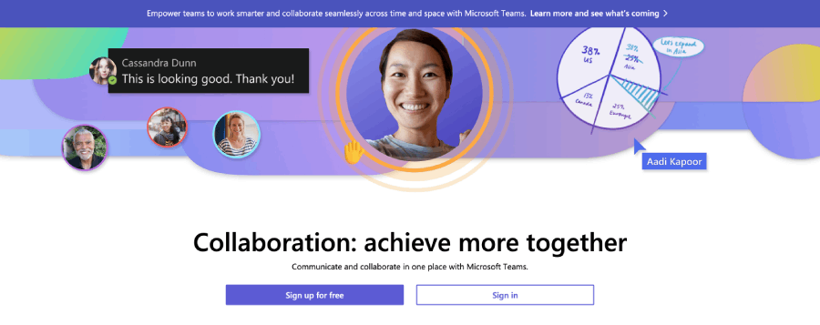 microsoft teams website