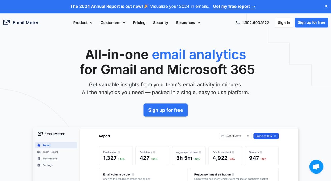 email meter homepage